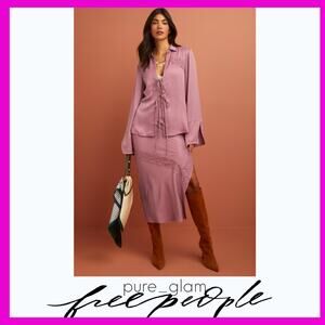 Free People romantic skirt set